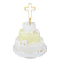 CAKE TOP TOPPER TORTA CROCE SACRAMENTI BATTESIMO CONFESSIONE COMUNIONE CRESIMA SACERDOZIO